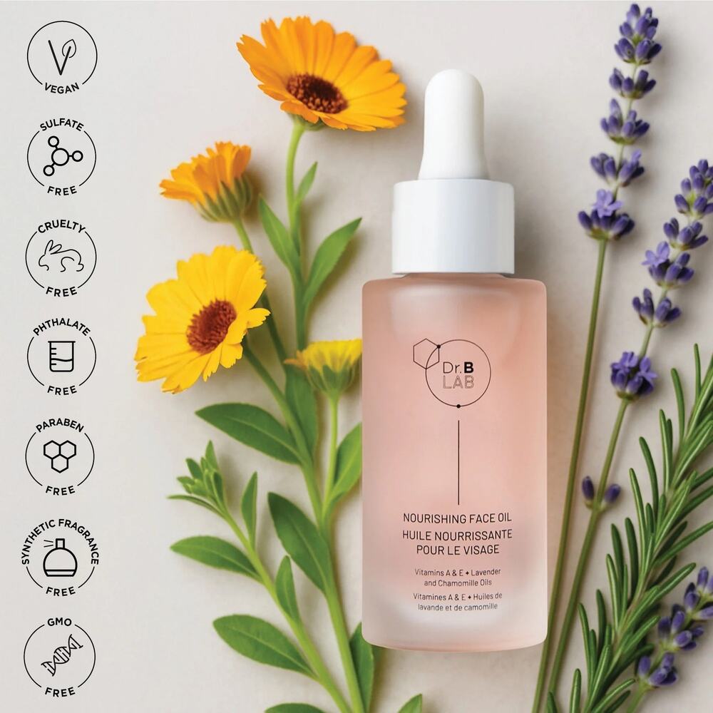 Dr. B Lab - Nourishing Face Oil - 1oz - Vitamins A & E
